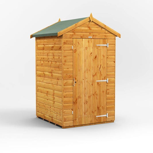 4x4 Power Tongue & Groove Apex Shed