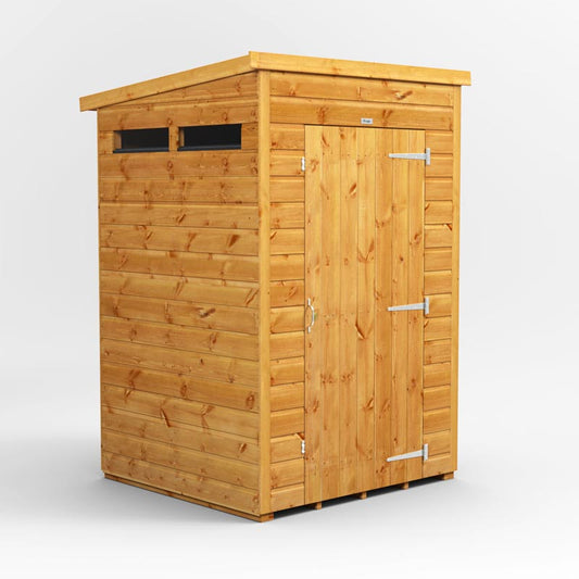 Power Pent Wooden Secure Shed 4x4