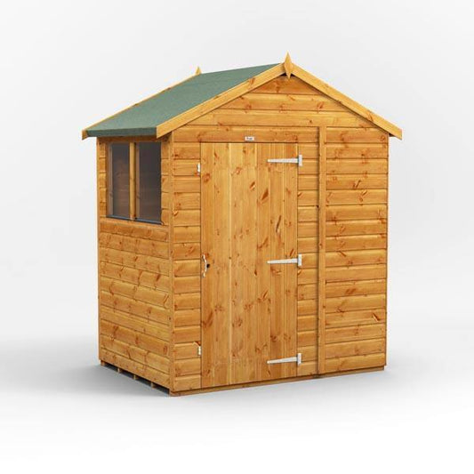 4x6 Power Tongue & Groove Apex Shed