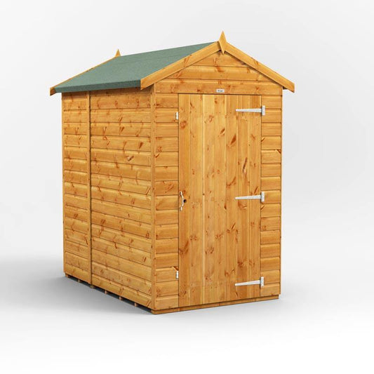 6x4 Power Tongue & Groove Apex Shed