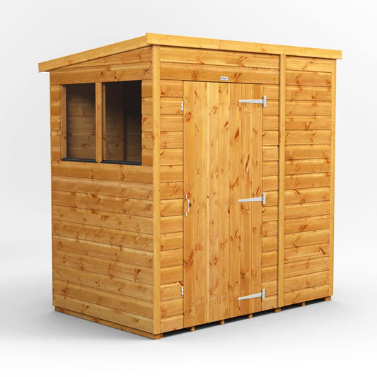 6x4 Power Tongue & Groove Pent Shed