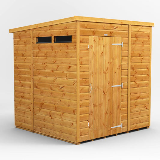 Power Pent Wooden Secure Shed 6x6