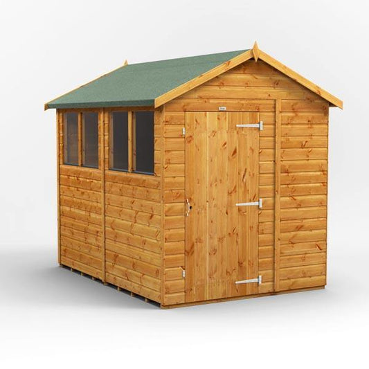8x6 Power Tongue & Groove Apex Shed