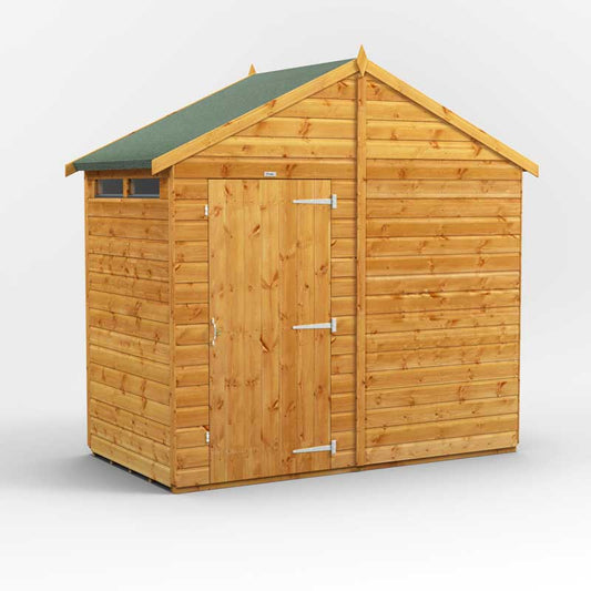 Power Apex Wooden Secure Shed 4x8