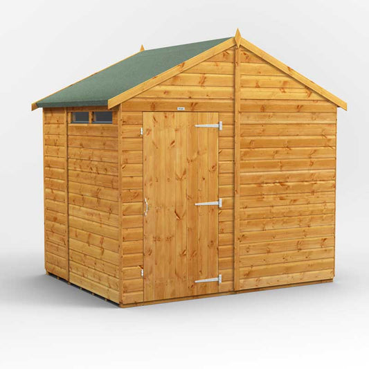 Power Apex Wooden Secure Shed 6x8
